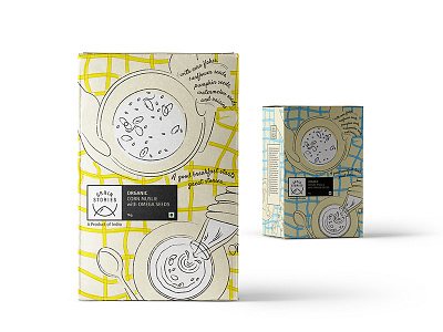 Grain Stories- Breakfast Cereal Packaging breakfast cereal packaging identity illustrations mockups packaging