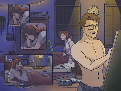 When Midnight art comic book comic illustration illustration