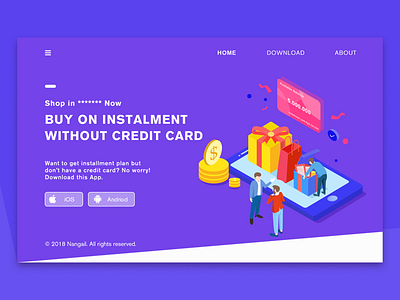 Buy On Installment Without Credit Card 2.5d apply card credit card money online shopping phone web