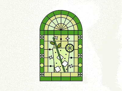 St Margarita drink illustration margarita