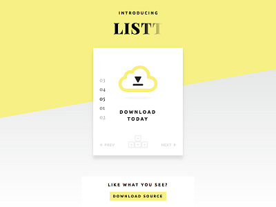 Listt animation development list web