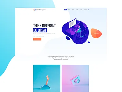 Creative Agency ✏️ agency agency theme agency wordpress creative live demo web design web development wordpress wordpress theme wp wp theme