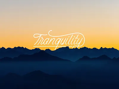 KeepCalm lettering logotype photography script signature type