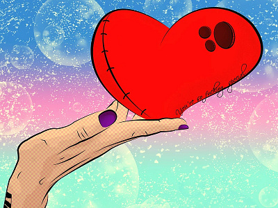 You Are Special heart illustration love pop art