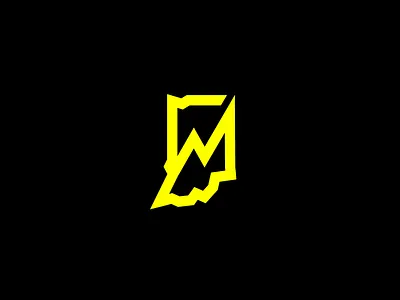Indiana Electrician electric electrician indiana journeyman logo yellow