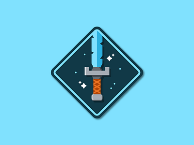 Team Illustrations | Legal badge blade flat illustration illustrator legal pluralsight simple stars sword team zelda