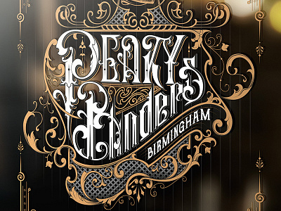 Peaky Blinders fan art design blinders craft design fan handlettering mikstura morawski peaky poland typografia typography