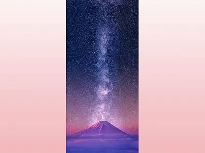 Fuji after dark fuji milky way mount fuji mountain night night ski photo stars wallpaper