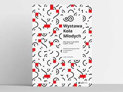 Visual identity of "Koło Młodych" - exhibition poster brand branding design poster