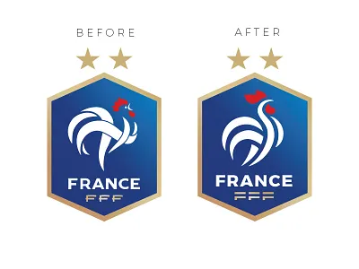 Personnal project ^^ New logo football ^^ animal champion football france icon logo rooster soccer symbol team world worldcup