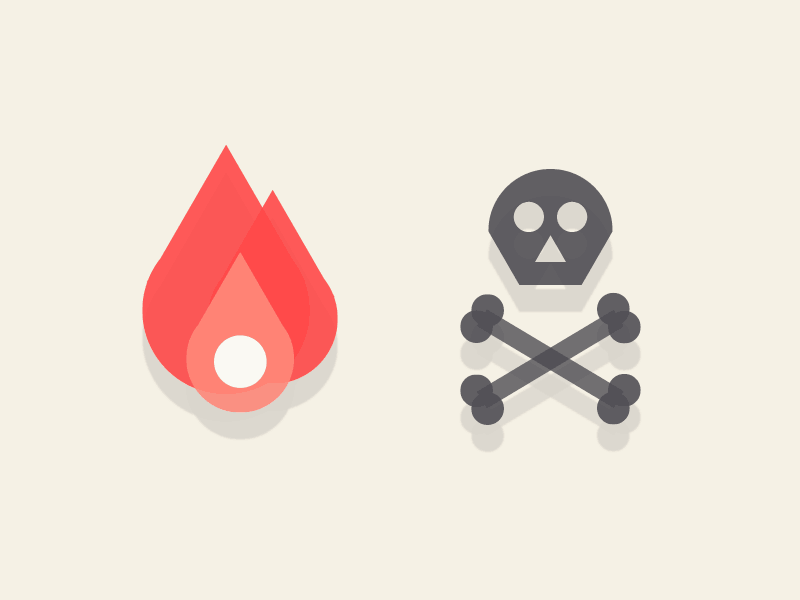 vote emojis animated animation emoji emojis fire gif icons illustration skull vote