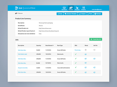 Link Technology Portal interaction design ui