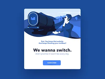 Subscribe Window dailyui design experience subscribe ui uiux user web