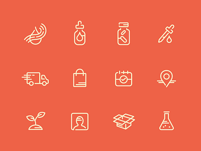 Icons flat iconography icons illustration vector