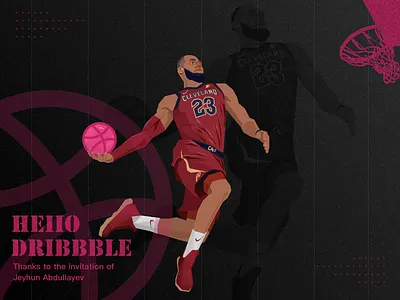 LeBron James illustration