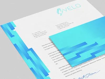 Stationary Velo bolt fast futuristic gradient modern public transport railroad speed tracks train train logo velocity business cards