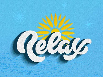 Relax handlettering texture