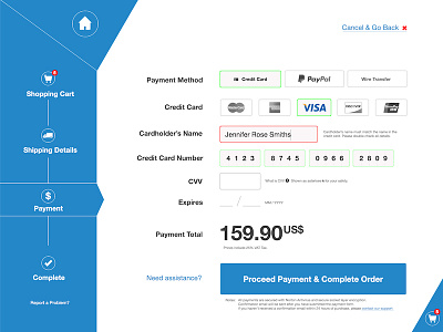 002 Credit Card Checkout | 100 Days of UI Design checkout credit card dailyui design shopping ui ux