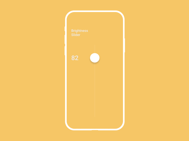 simple brightness slider aftereffect animation app brightness motion slider ui ux
