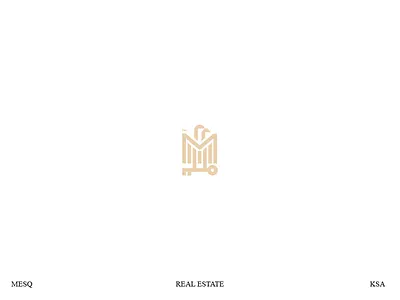 MESQ for real estate bird branding design eagle gold identity key logo logos mark minmal realestate