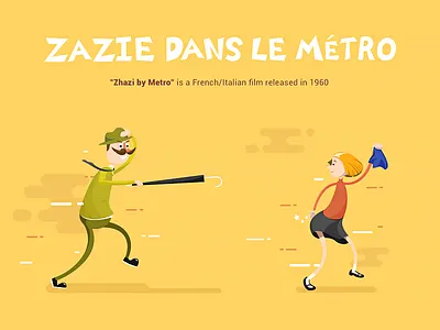 Zazie dans le metro illustrator