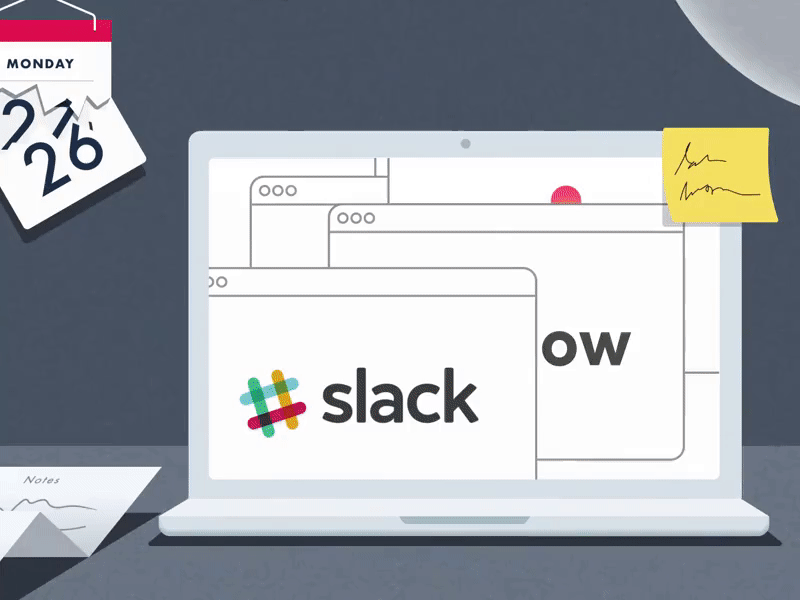 Flow Blog - Software Nightmare GIF flat flow illustration project management toys