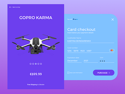 #002 Credit Card Checkout dailyui