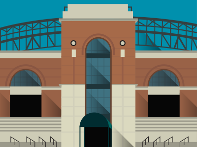 Oriole Camden Yard camden yard illustration oriole