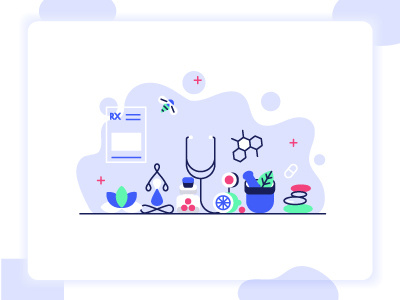 Alternative Medicine ai alternative chinese concept design health icons illustration medicine