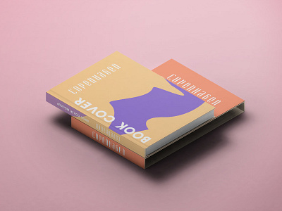 Book Cover Mockup abstract book cover branding business card feminine graphic design illustration marketing minimalist mockup