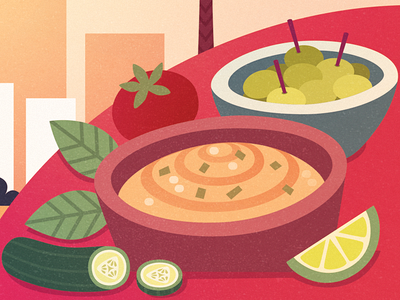 Telaviv editorial food illustration telaviv vegan