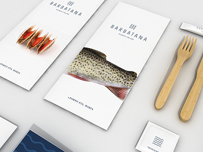 Barbatana Atlantic Fish Bar by Porto de Santa Maria branding stationary