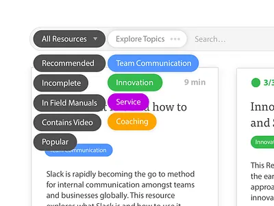 Resource Search categories filter filters product product design search ux design