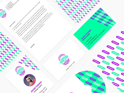 Branding asset brand branding business card design grid identity logo mark style visual