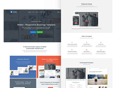 Product Page Premiumuikits bootstrap clean features landing page marketplace product responsive shopping cart template ui ui kit ux