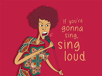 Sing Loud art proactive
