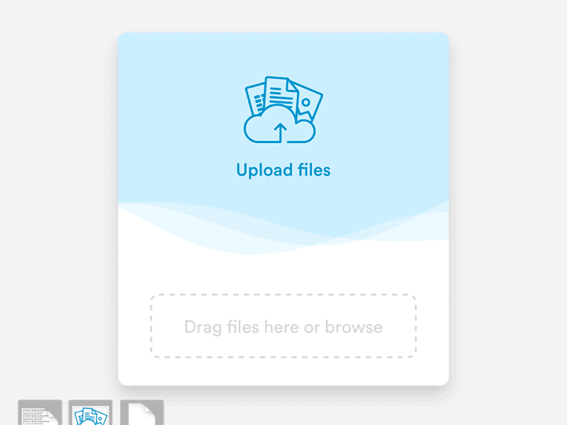 File Upload cloud dailyui dailyui 031 drag drop file files