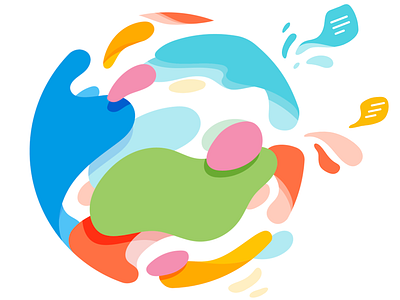 Global communication abstract cloud communication earth globe sphere
