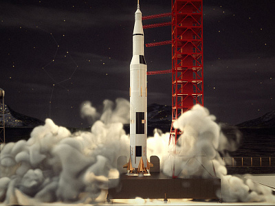 Leitura ObrigaHistória cinema 4d complex fd fire launch mountains redshift rocket smoke stars turbulence