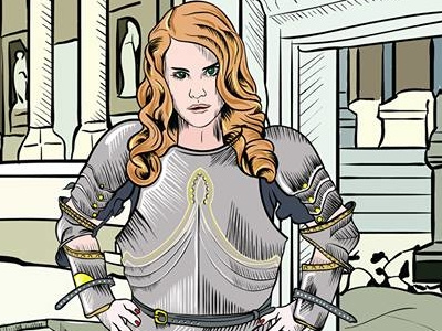 Lana del rey warrior. Lunarts21 art design illustration illustrator lana music.