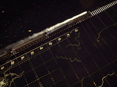 Leitura ObrigaHistória animation cinema 4d gold map redshift smoke terrain train