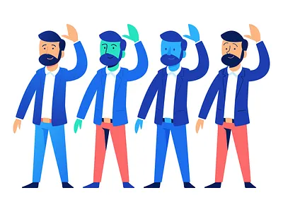 Illustration | "Character Style Exploration" branding business color design enterprise illustration reviews vector