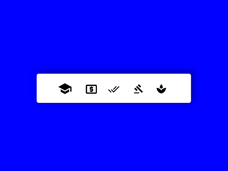 ID Card App animation application card identity ios log in mobile social transition
