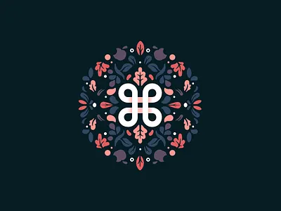 ⌘ icon illustration pattern