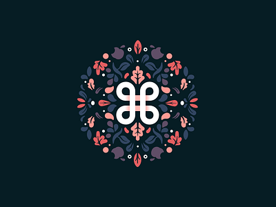 ⌘ icon illustration pattern