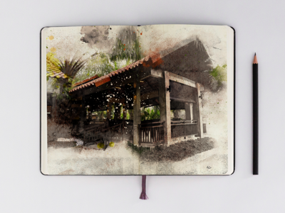 Tasik Kebun creative design moleskineart notebookart serendah srvnt srvntmy tasikkebun