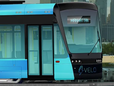 Velo Train Front bolt fast futuristic gradient modern public transport railroad speed tracks train train logo velocity business cards