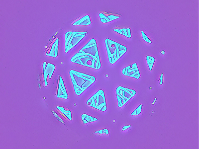 Prisma Geo Sphere Bubblegum Hybrid ai el wire future geodesic laser sphere