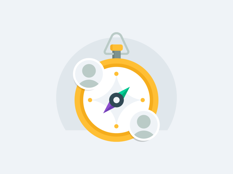 Compass 2d animation compass design gif illustration looping motion design ui