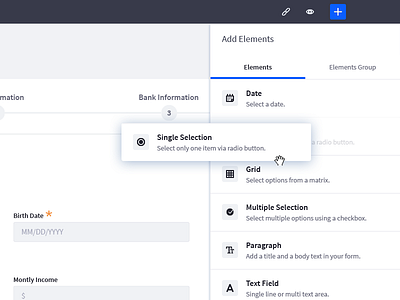 Drag-and-drop Form Builder app builder enterprise form